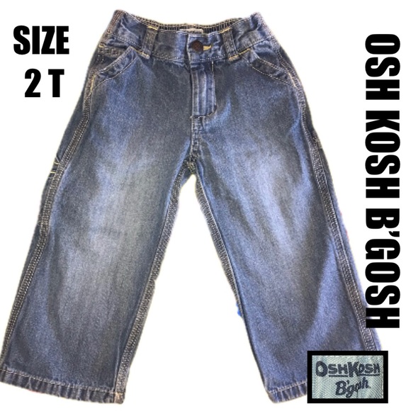 OSH KOSH B’GOSH PAINTER PANT JEANS SIZE 2 T - Picture 1 of 9
